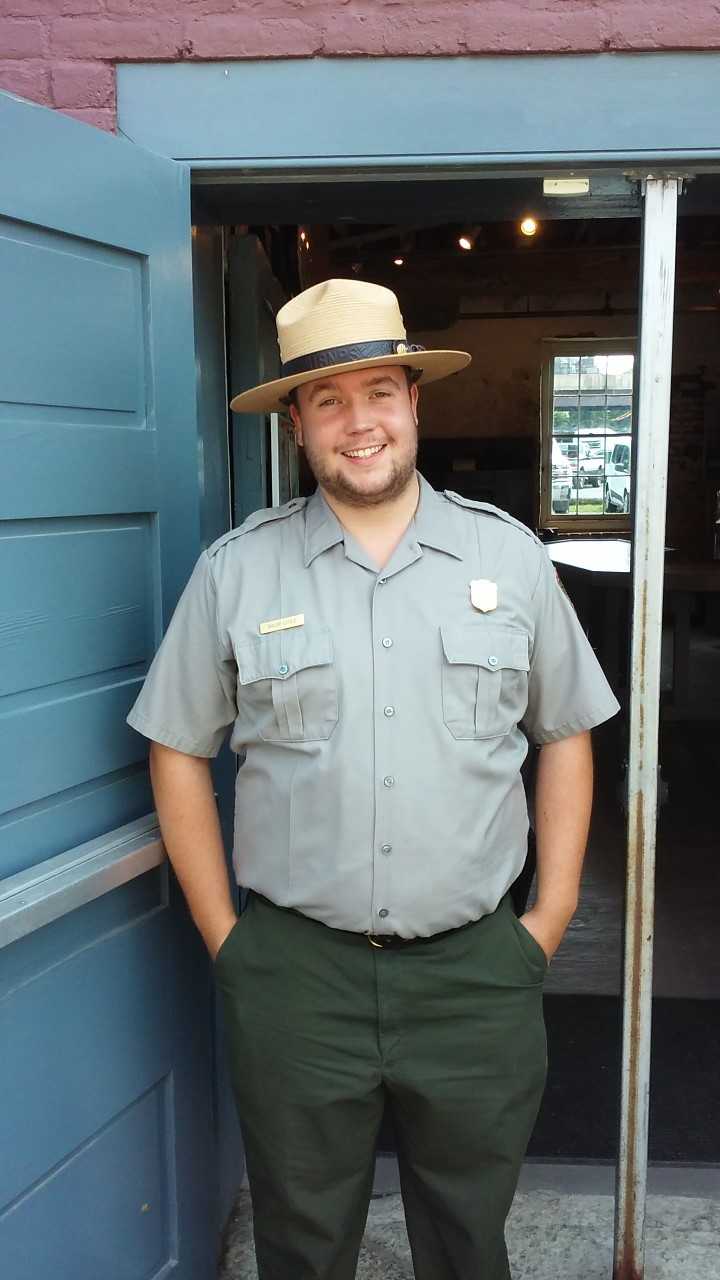 Taylor Loos-Little when he was a park ranger at C&O wearing his uniform. 