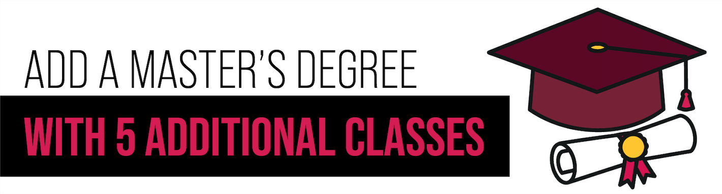 Master's With Five Additional Classes
