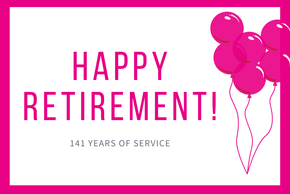happy retirement graphic