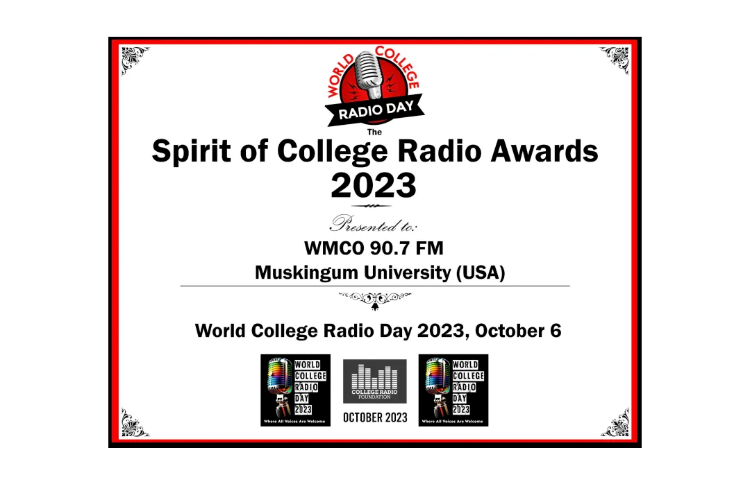 WMCO Spirit of College Radio Award