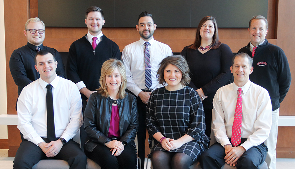 the admission team in a group picture