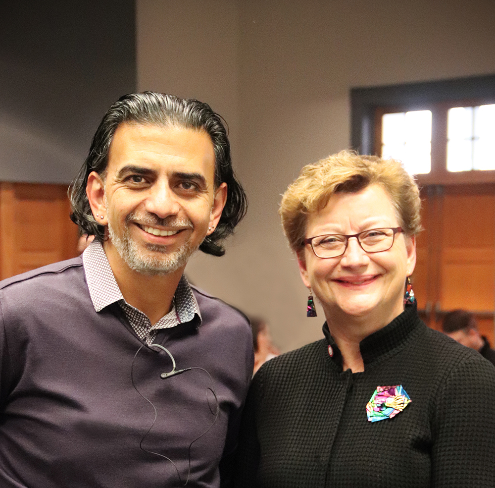 Jamie Casap of Google posing with President Susan Hasseler