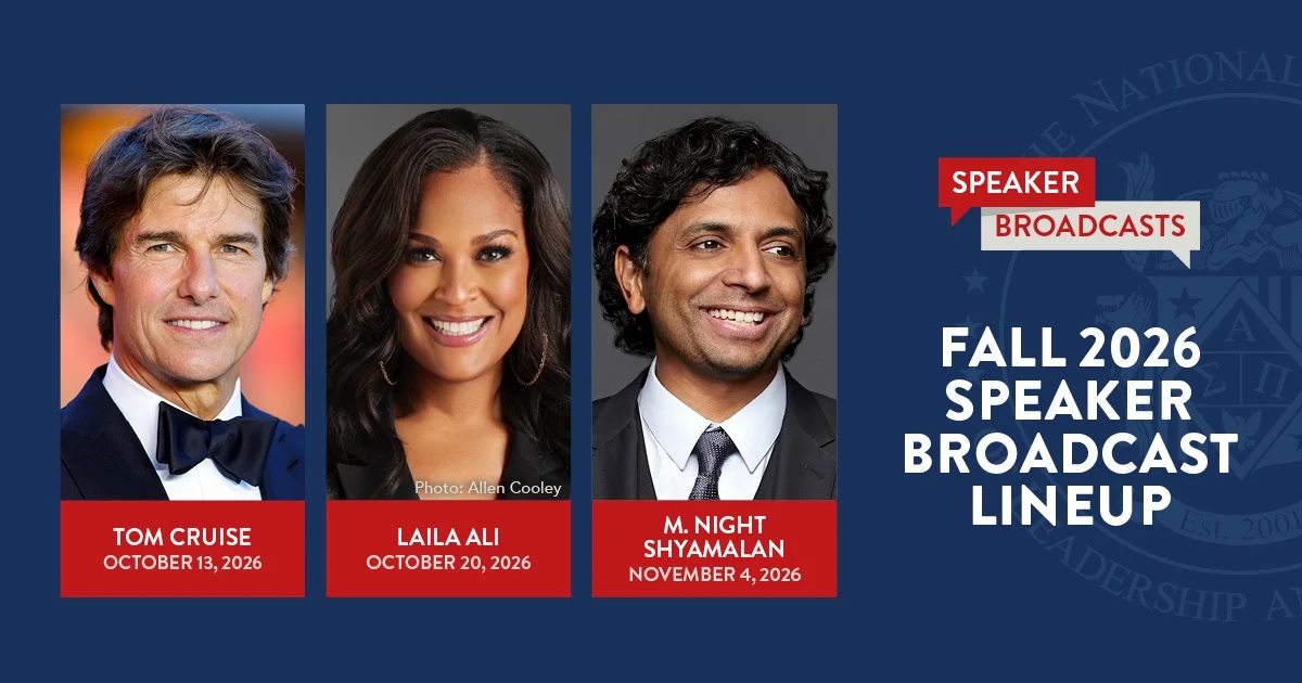 Fall 2026 Speaker Lineup