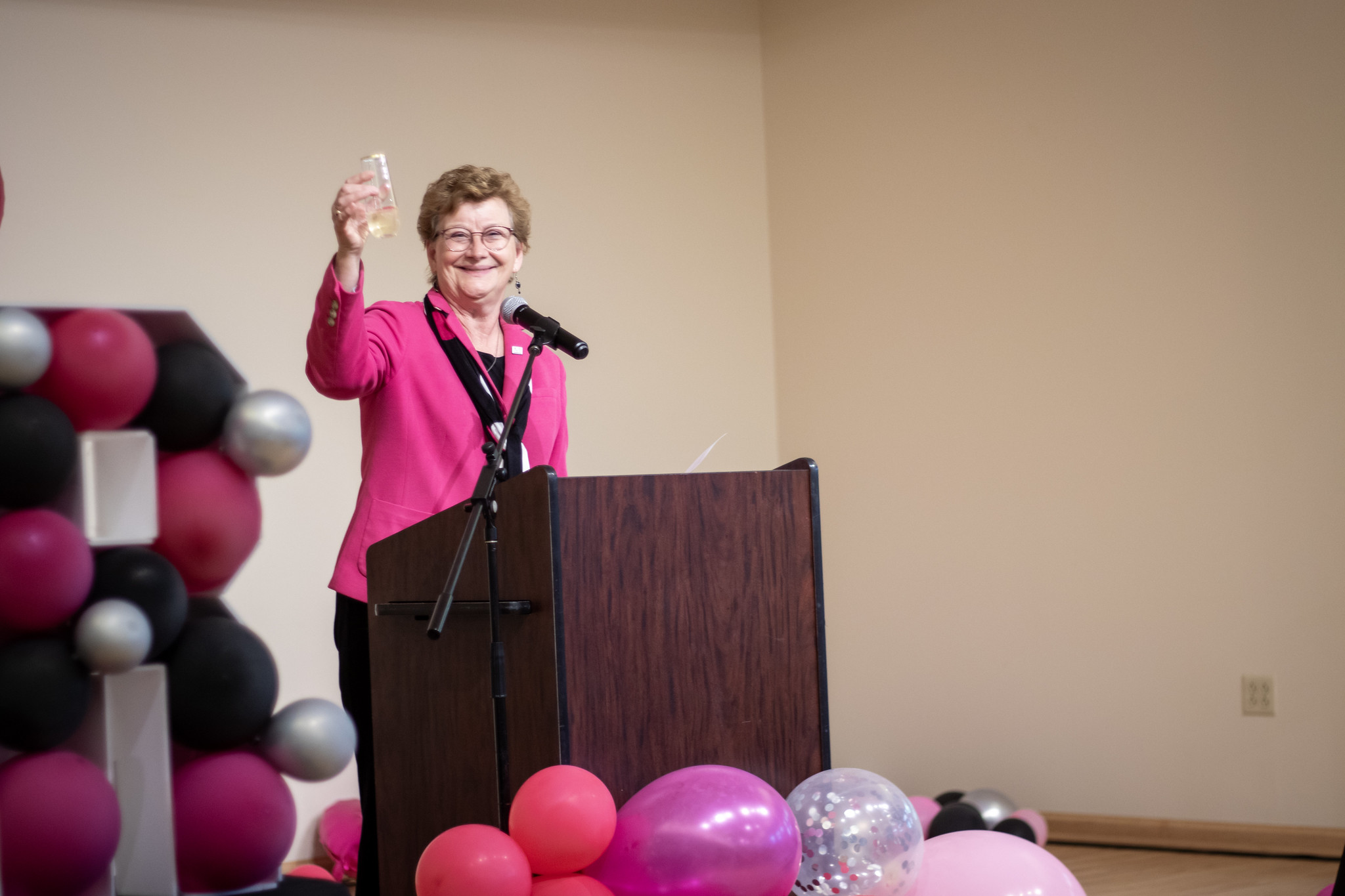 President Hasseler Toasting the Class of 2025