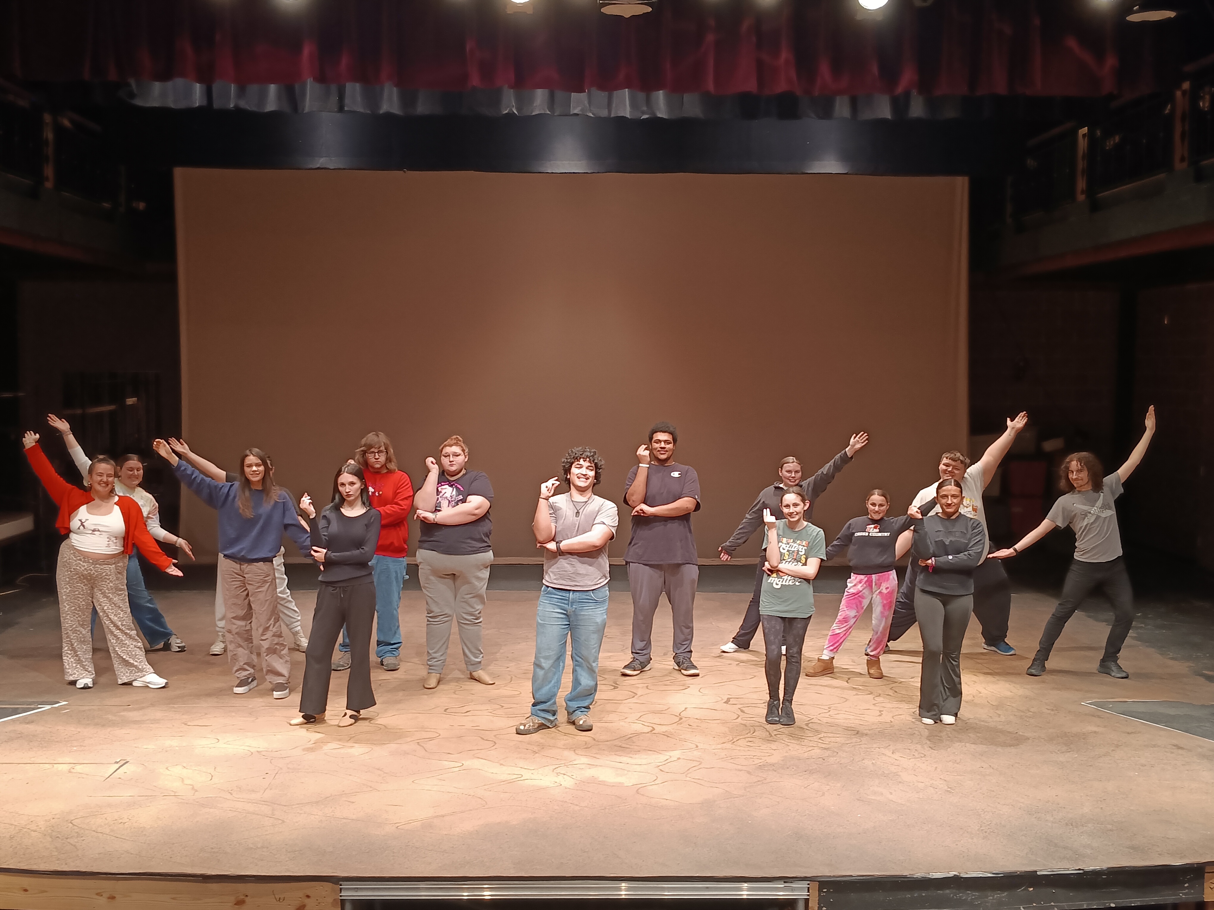 Adamms Family Rehearsal