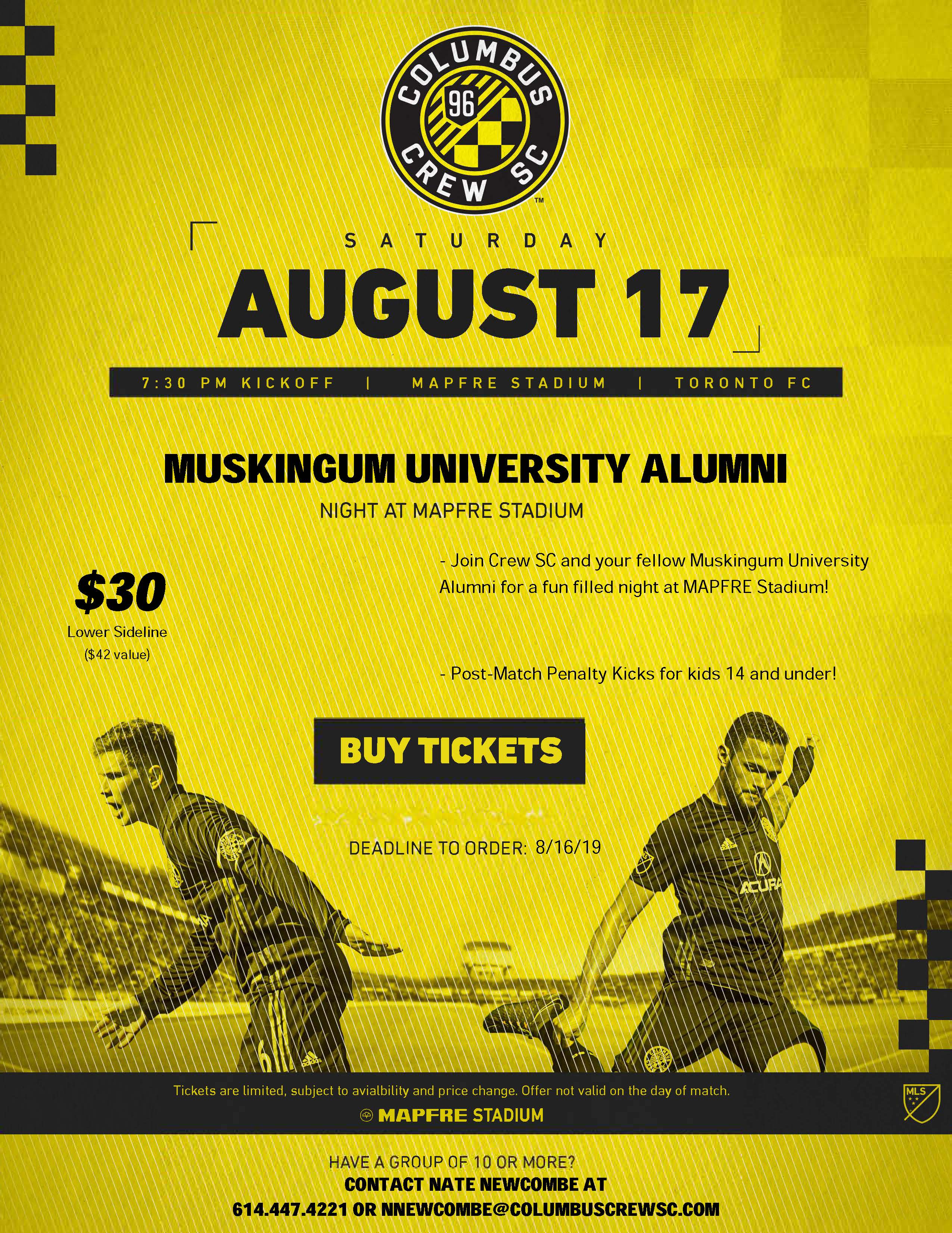 Muskingum Alumni event information