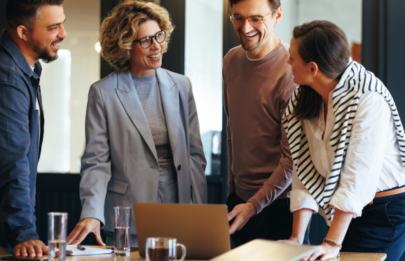 Group of people collaborating