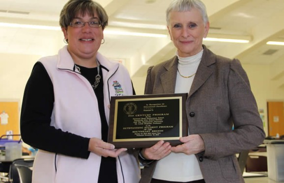 Michelle Jordon and Linda Rogness