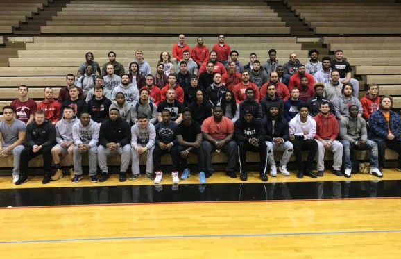 students with NFL players