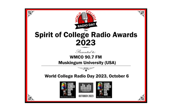 WMCO Spirit of College Radio Award