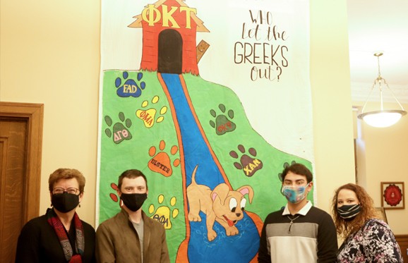 greek week banner
