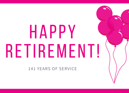 happy retirement graphic