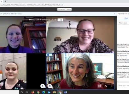 screenshot of competitors and professor