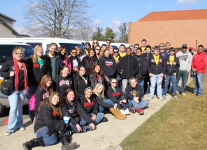 Students and Muskingum community