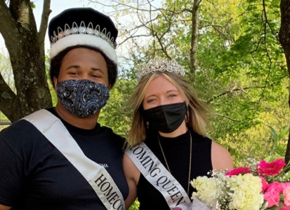 2020-2021 Homecoming Queen is Mariah Ridgeway & King is Corey Lancaster