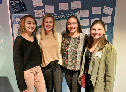 group shot of the pitch winners