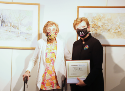 100-year old Artist Virginia Price Named Honorary Muskingum University Student 