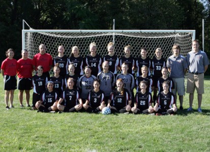 Mary Beth Caudill and soccer team