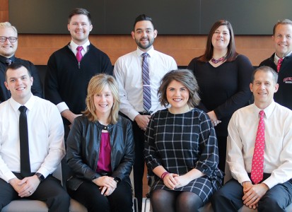 the admission team in a group picture