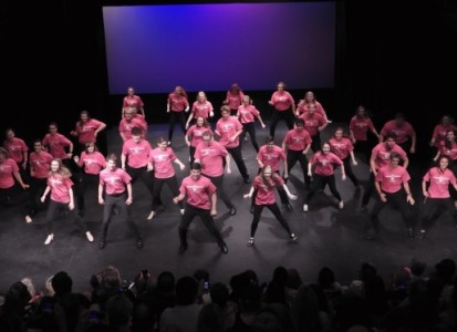 Summer High School Music Theatre CAMP on stage performing