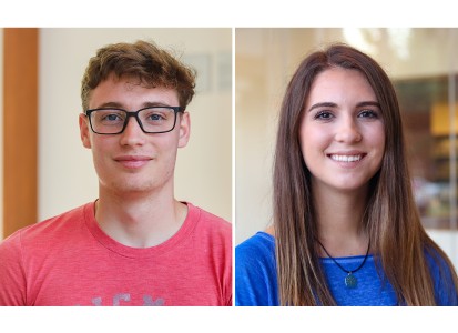 Matt Turner and Samantha Brown