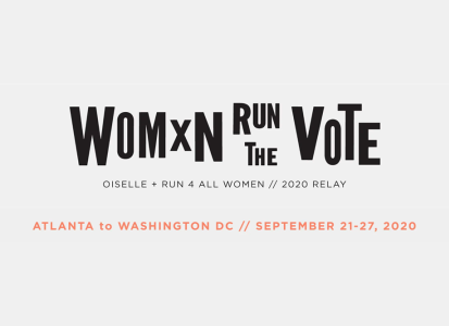 women run the vote logo